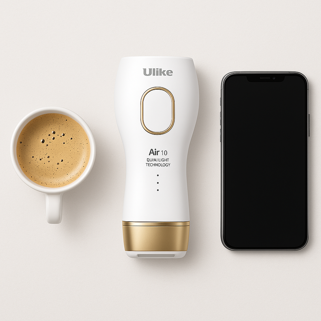 Ulike Air 10 IPL Hair Removal Device - Advanced Dual Light Technology with Ice Cooling