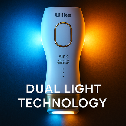 Ulike Air 10 IPL Hair Removal Device - Advanced Dual Light Technology with Ice Cooling